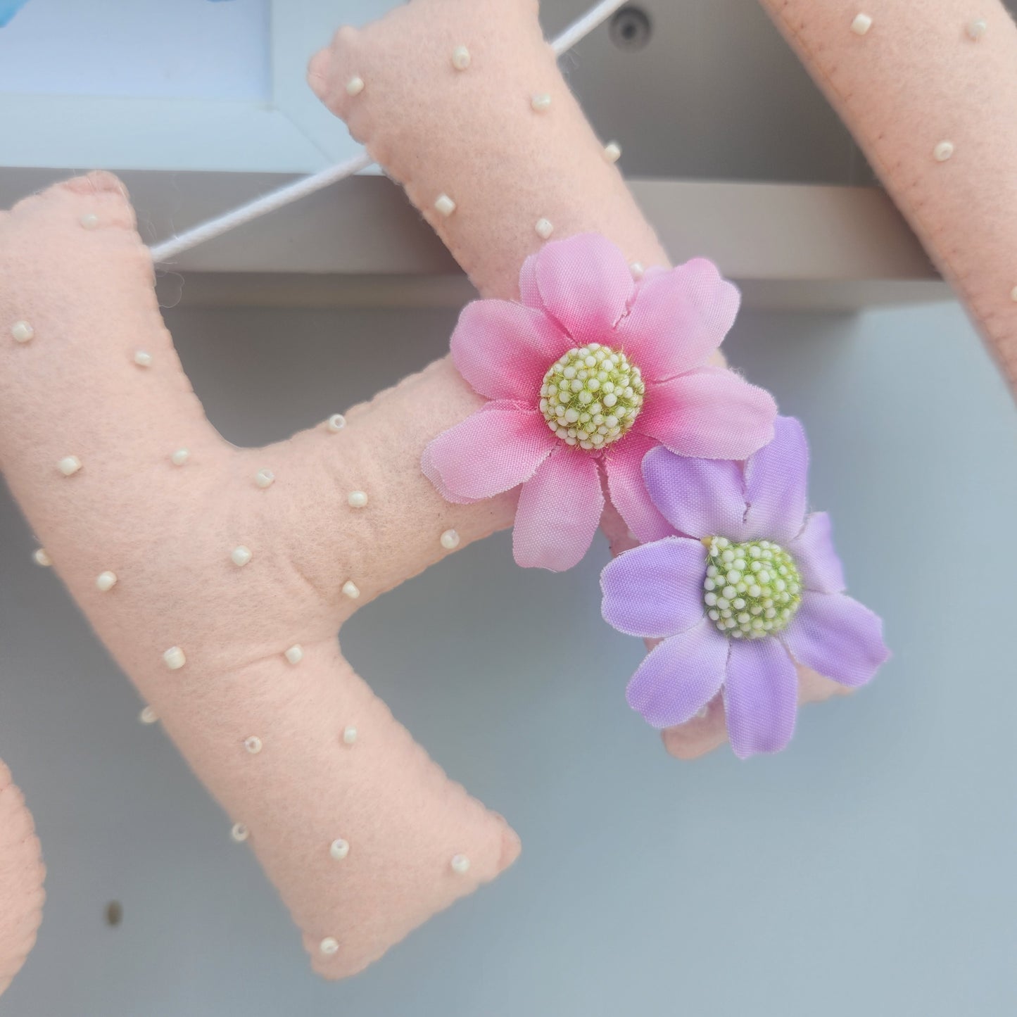 FAIRY THEME FELT NAME GARLAND