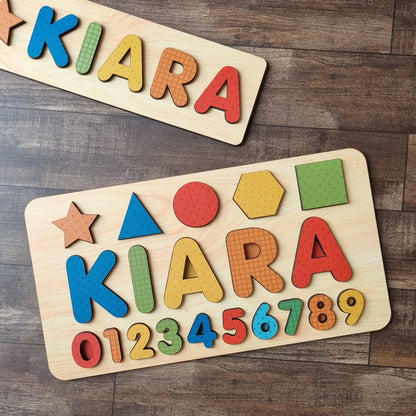 NAME PUZZLE MULTICOLOR