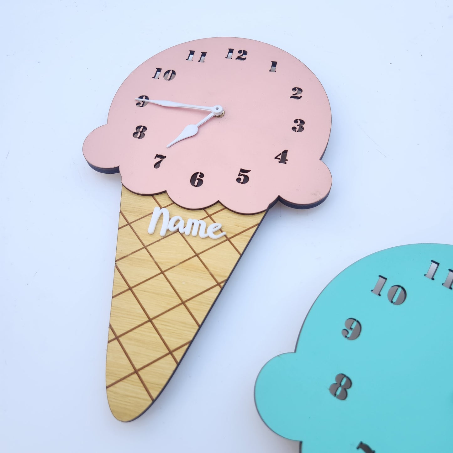 ICE CREAM CLOCK - BLUE