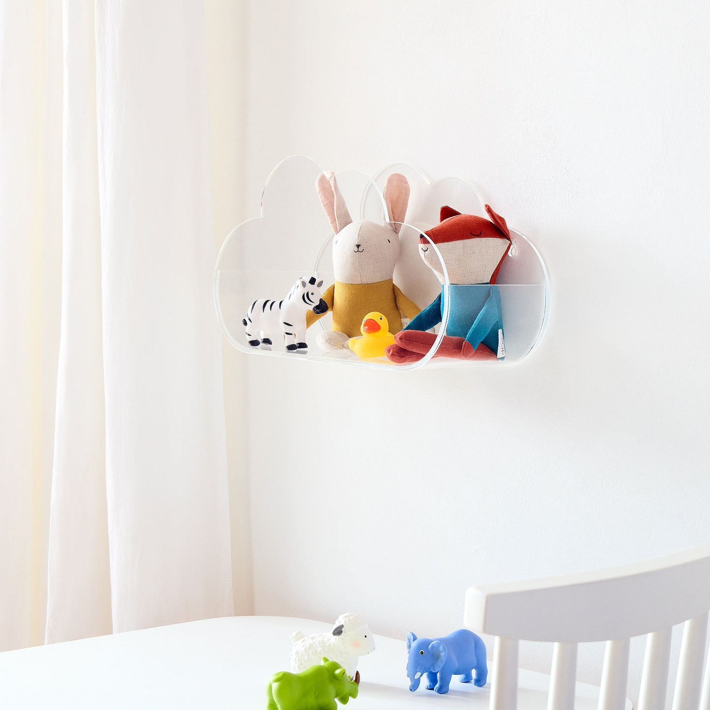 ACRYLIC CLOUD TOYS STORAGE